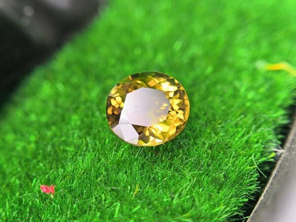 Natural Greenish Brown Sinhalite - Image 3